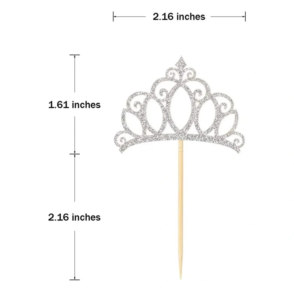Tiara Cupcake Toppers -48